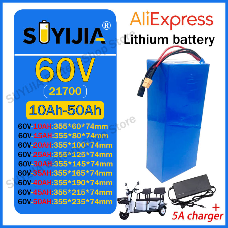 Литиевая аккумуляторная батаре – обзор и цена 60V 30Ah Electric Scooter Battery