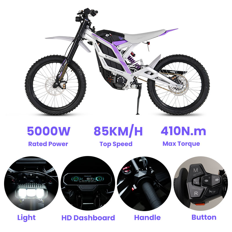 Электрический мотоцикл 79 Bike – обзор и цена 72V 12000W Electric Dirt Bike